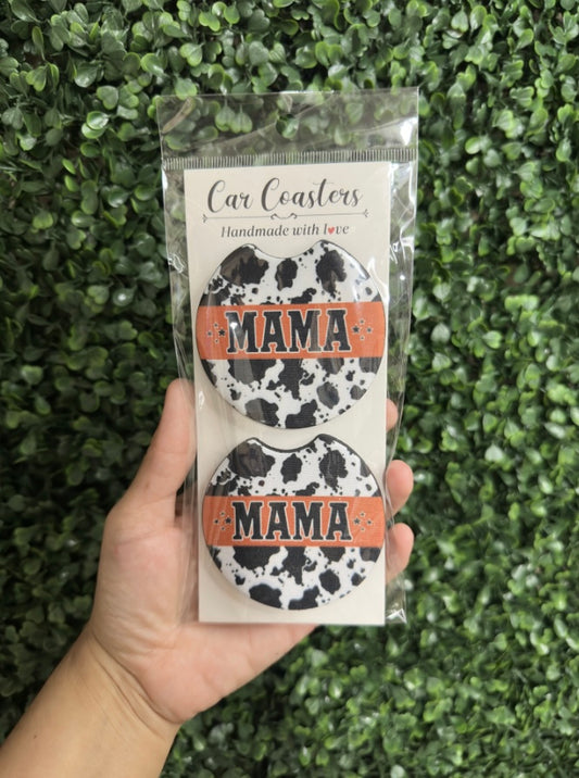 Cow print mama