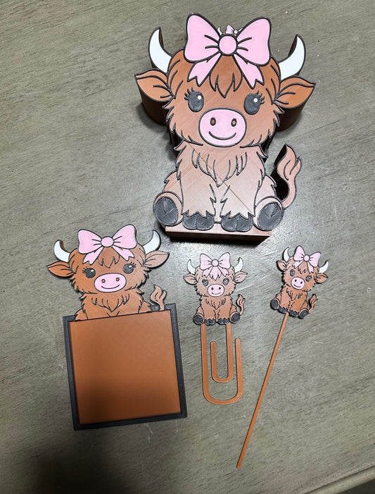 Highland Cow set- DIGITAL FILE